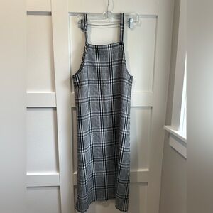 Black and White Plaid Dress